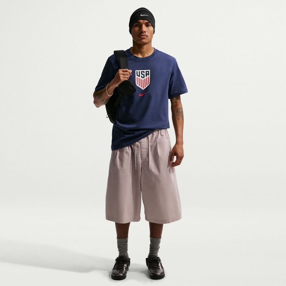 Nike Unisex Nike USMNT Crest US Soccer T-Shirt S Navy Blue New With Tags